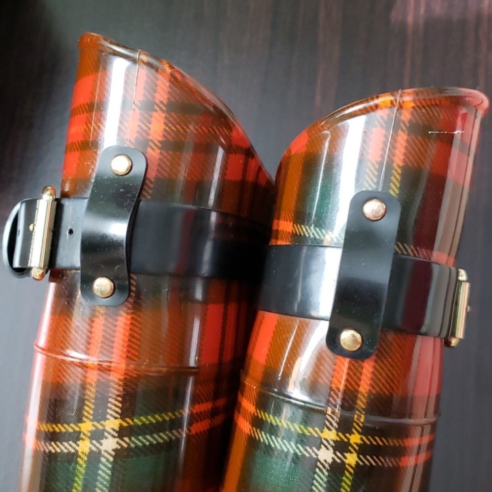 LAUREN by RALPH LAUREN plaid rain boots - Picture 11 of 14